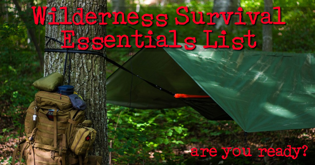 Wilderness Survival Essentials List Every Survivalist Has to Have