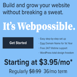 build and grow a website with discaounted hosting